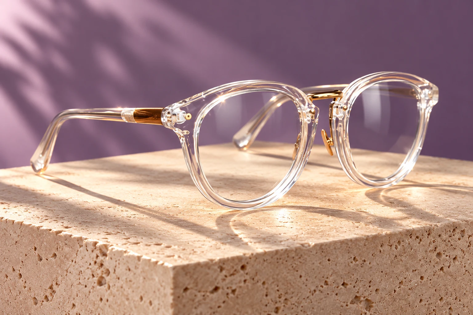 Editorial eyewear scene